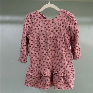 Deux par Deux Pink Floral Kids Casual Dress